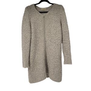 Silvia Novelli Mohair‎ Blend Zip Up Sweater Medium